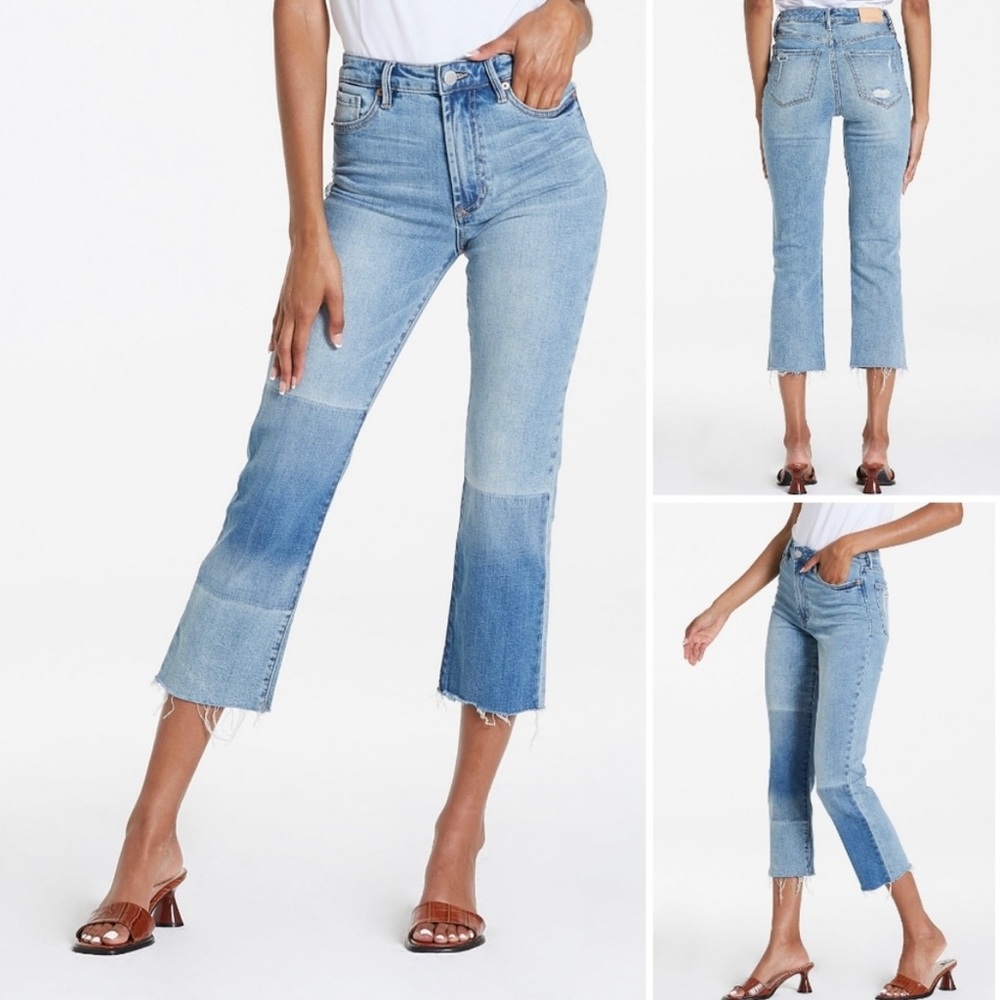 NWT Dear John Super High Rise Frankie Straight Crop Jeans